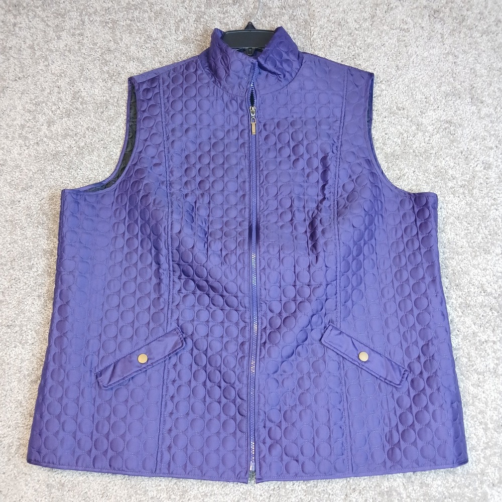 Allison Daley Purple Vest for Women‎ XL